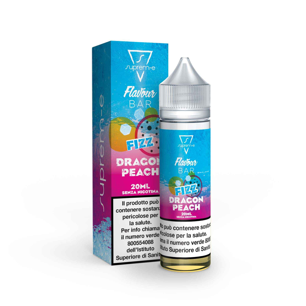 Liquido per Sigaretta Elettronica FIZZ DRAGON PEACH Shot Mix 20ML/60 by Suprem-e