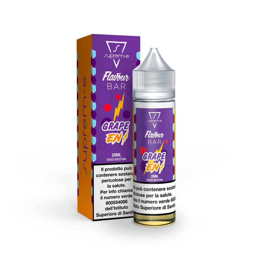 GRAPE ENERGY Liquido per Sigaretta Elettronica Shot Mix 20ML/60 per Sigaretta Elettronica