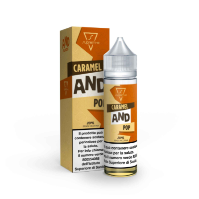 CARAMEL AND POP Shot Mix 20ML/60 Liquido per Sigaretta Elettronica by Suprem-e