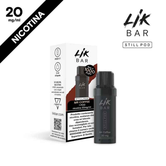 LIK BAR STILL POD -  MR COFFEE - NICOTINA 20