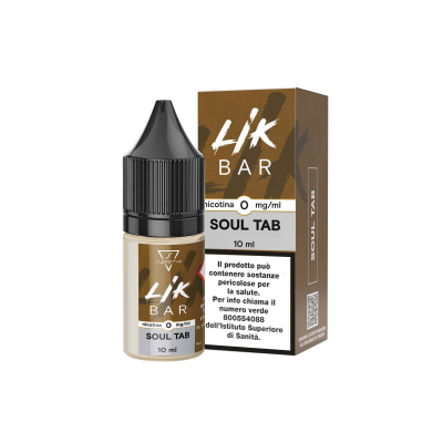 LIK BAR TABACCO - SOUL TAB 10ml by Suprem-e Liquido per Sigaretta Elettronica