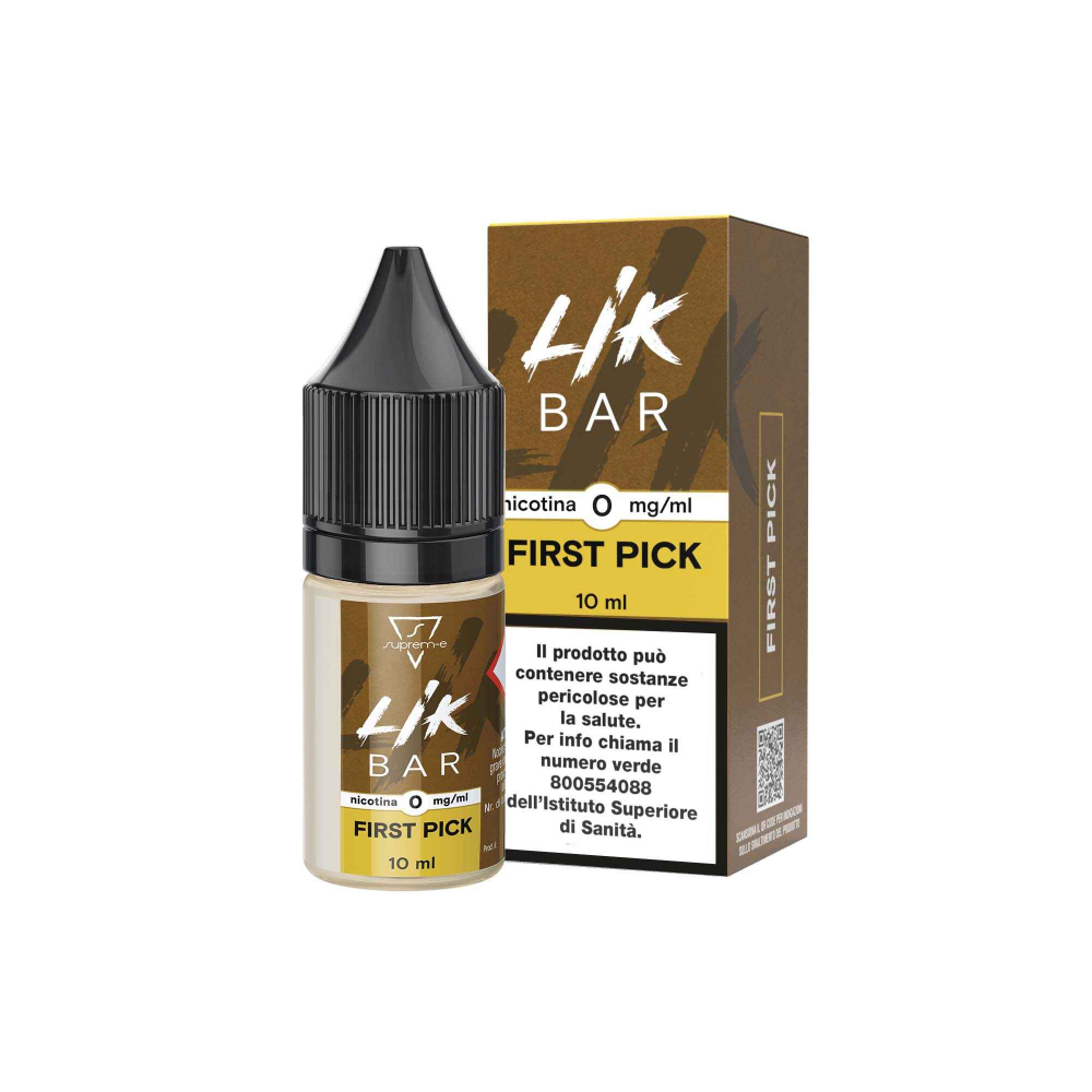 LIK BAR TABACCO - FIRST PICK 10ml Liquido per Sigaretta Elettronica by Suprem-e