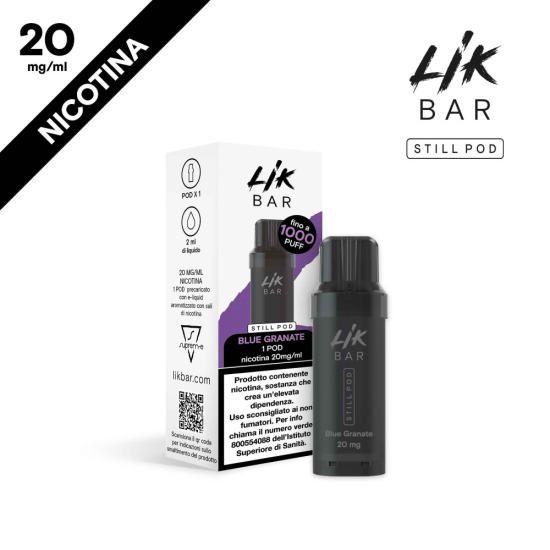 LIK BAR STILL POD - BLUE GRANATE - NICOTINA 20