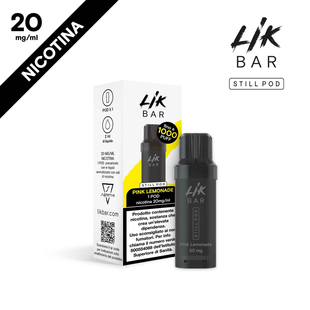 LIK BAR STILL POD - PINK LEMONADE - NICOTINA 20